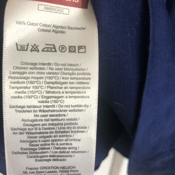 Comptoir des Cotonniers Navy V-Neck - Size S - Picture 5 of 5